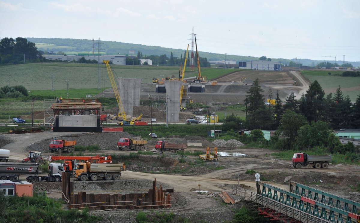 Kontrola výstavby obchvatu D1 v Prešove